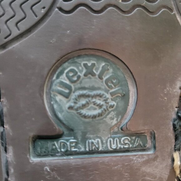 Dexter Vintage Men's Leather Boat Shoes Size 8M - Picture 10 of 11